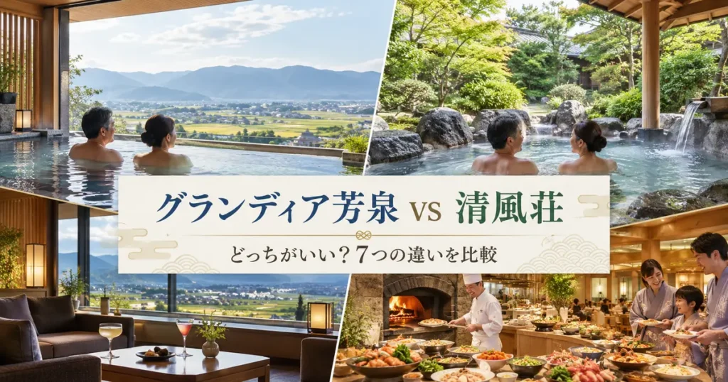 グランディア芳泉と清風荘はどっちがいいか比較
