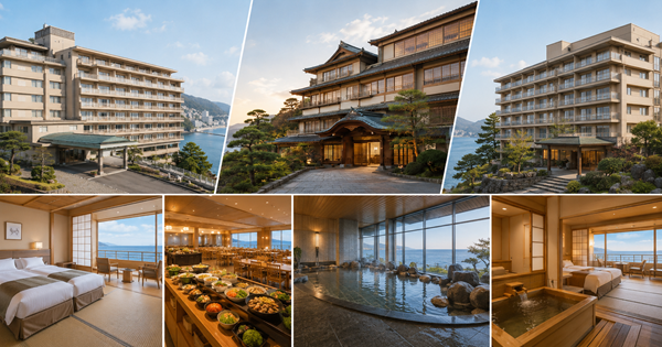 熱海金城館の五葉館と本館の客室の違い