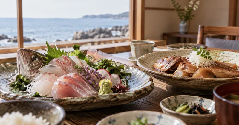 南房総の料理宿で味わう地魚料理のイメージ