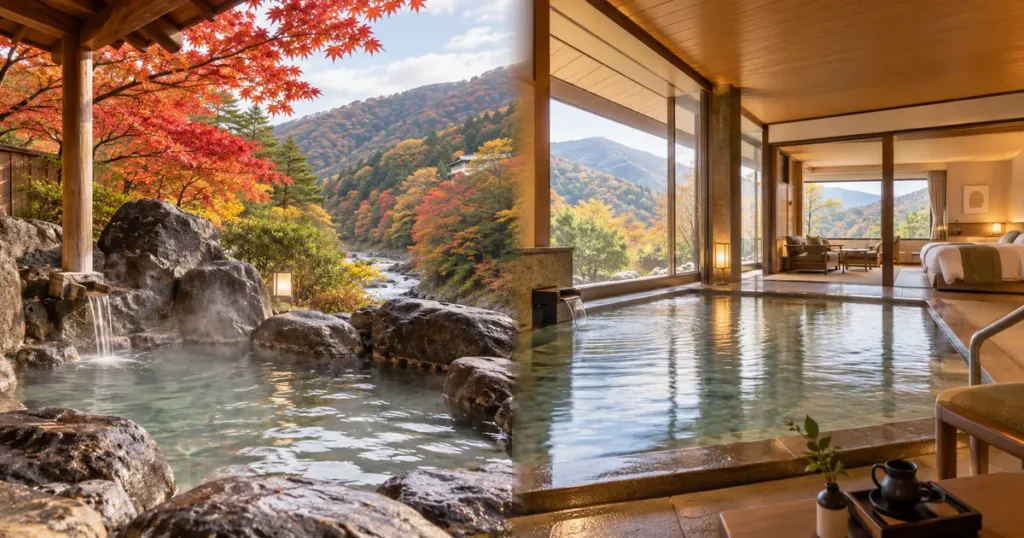 花巻温泉のホテル紅葉館とホテル千秋閣の違い