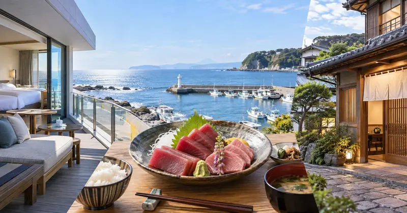 三浦でマグロ料理を楽しめるホテルと民宿の比較