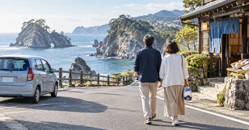 沢田公園露天風呂と西伊豆の海