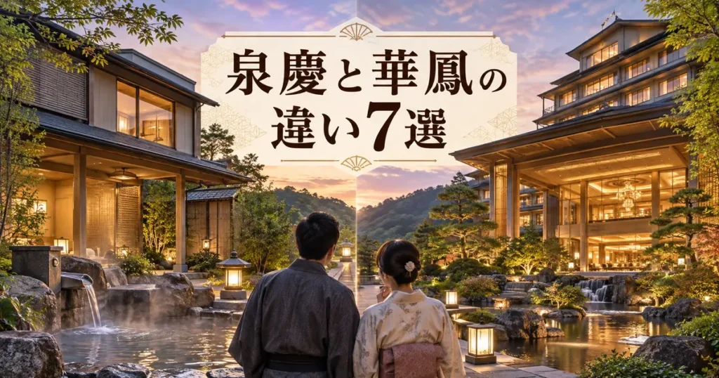 泉慶と華鳳の違いを比較