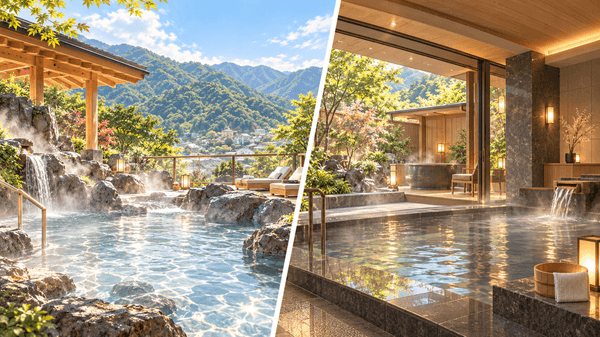 天成園と湯本富士屋ホテルの温泉の違い
