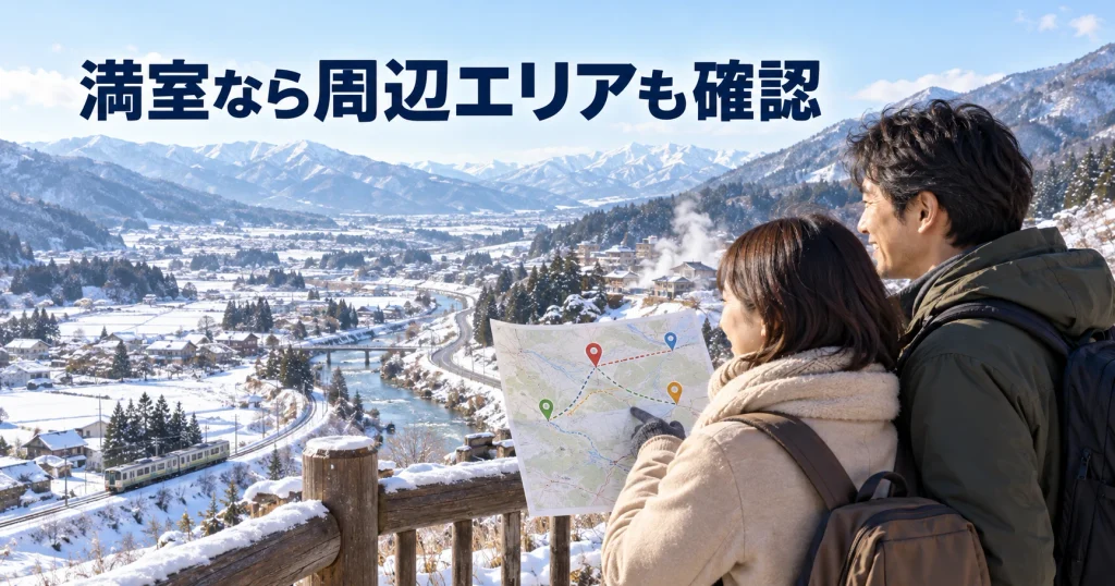 野沢温泉が満室の場合の周辺エリア