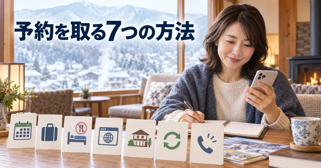 野沢温泉の予約を取る7つの方法