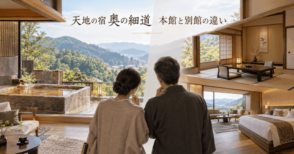 天地の宿 奥の細道の本館と別館の違い