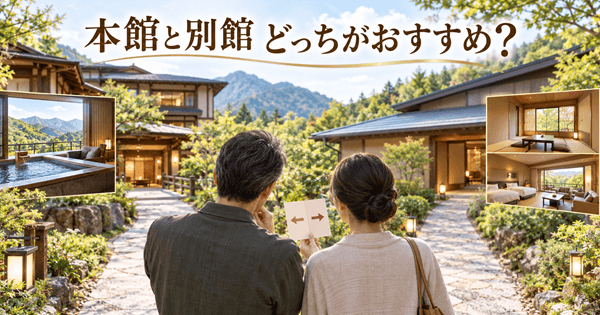 天地の宿 奥の細道は本館と別館どっちがおすすめ