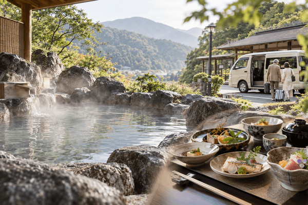 あうら橘の温泉と料理とアクセス
