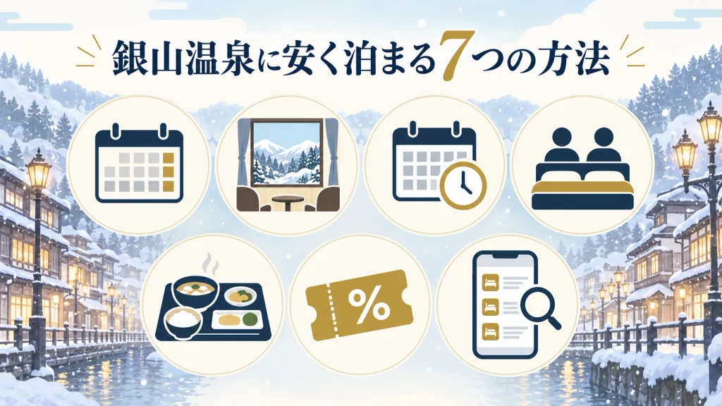 銀山温泉に安く泊まる7つの方法