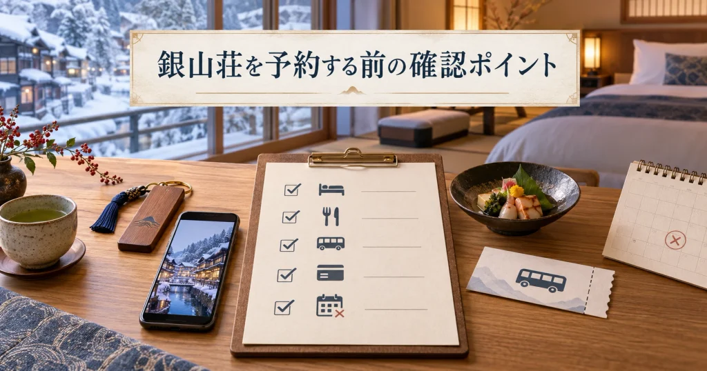 銀山荘を予約する前の確認ポイント