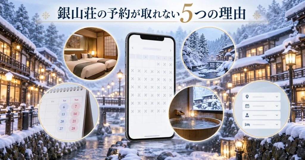 銀山荘が満室のときに予約を取る方法