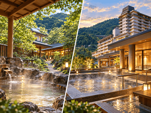 箱根の森おかだとホテルおかだの温泉を比較