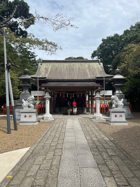 東国三社の息栖神社拝殿