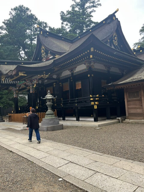 香取神宮の本殿周辺