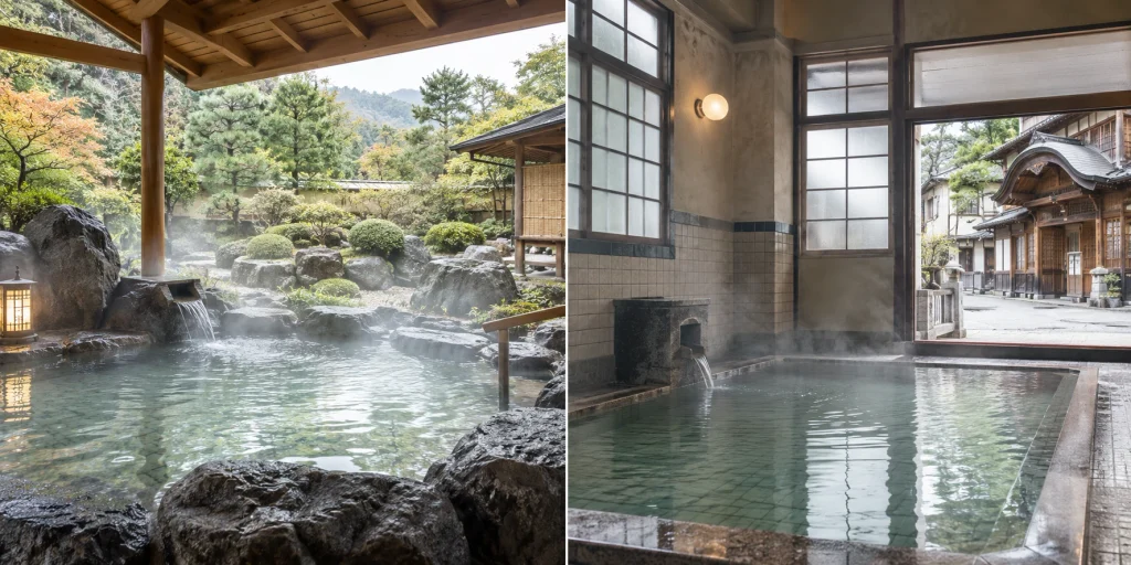 芦原温泉と山代温泉の温泉街と泉質の違い