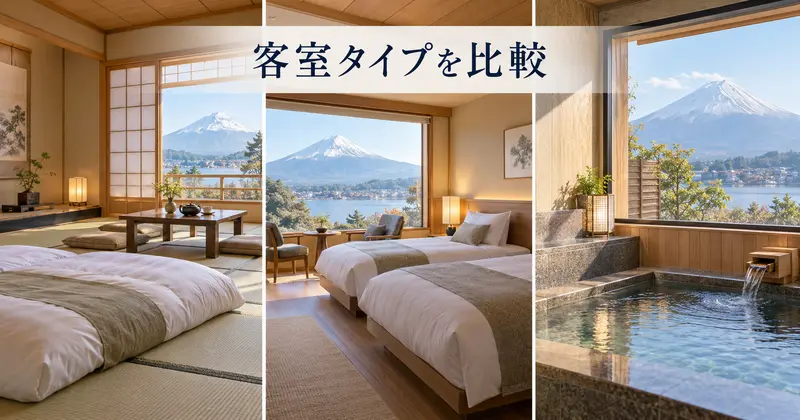 大池ホテル本館と別館の客室タイプ比較