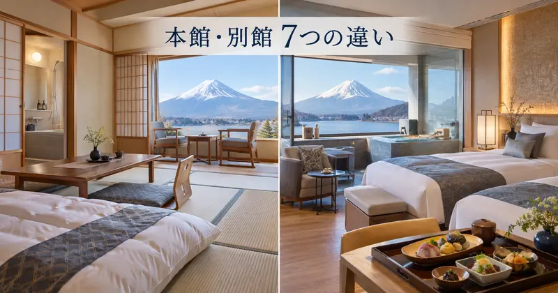 大池ホテル本館と別館の7つの違い