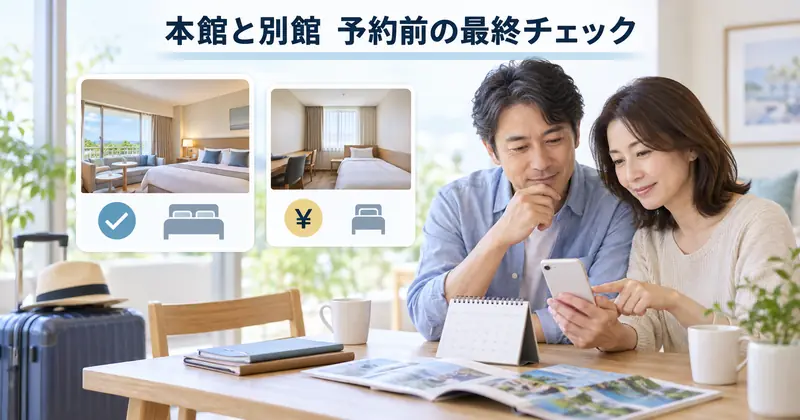 サニーストンホテル本館と別館の選び方まとめ