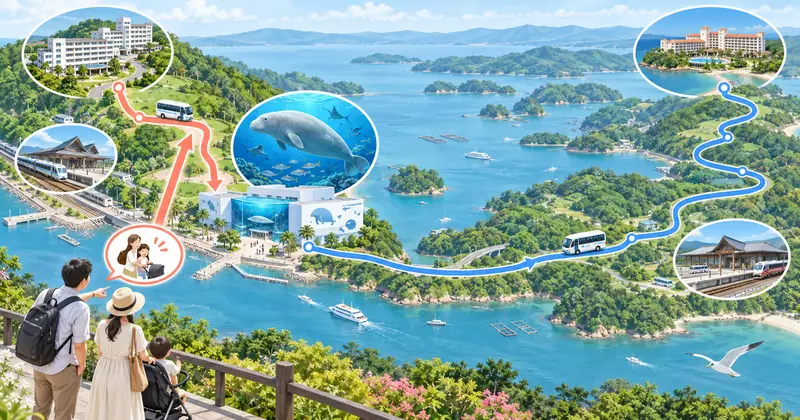 鳥羽水族館へのアクセスとホテル送迎を比較