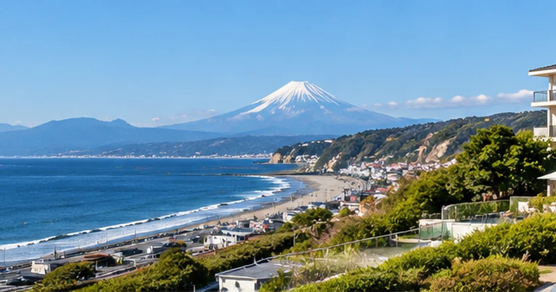 鎌倉の海を望むホテルはどっちがおすすめかを紹介する風景イメージ